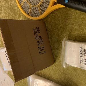 3x4 clear plastic bags